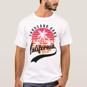 Tusenoaker,Retro Sunset ManarT-Shirt T Shirt
