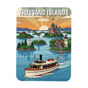 Tusenöarna Ontario Kanada Magnet
