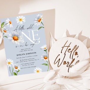 Tusenskön 'En liten vilding' Pojke Babyshower Inbjudningar