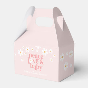 Tusenskön Fred Kärlek Bebis Retro Babyfirande Presentaskar