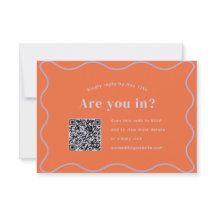 Tusenskön RSVP med QR-kod