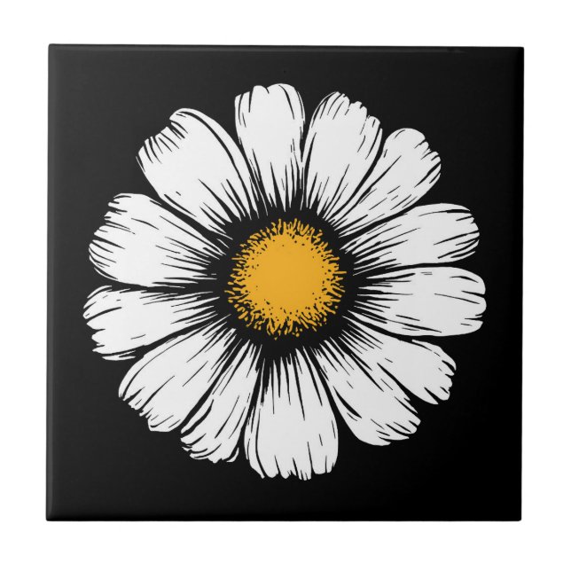 Tusenskönas blomning kakelplatta (Framsidan)
