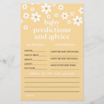 Tusenskönor Baby Shower Råd för Föräldrar Kort