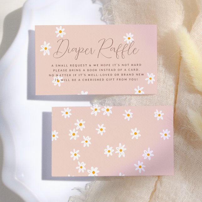 Tusenskönor Boho Rosa Blommig Babyfirande Tilläggskort (Skapare uppladdad)