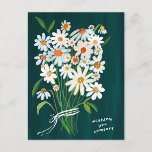 Tusenskönor Bouquet Gouache Kondoleanser Ledsen fö Vykort