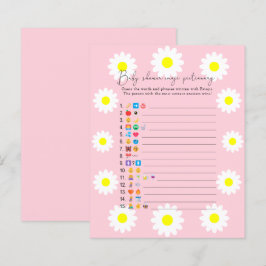 Tusenskönor - Emoji bildspel baby shower