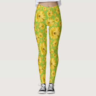 Tusenskönor gula leggings