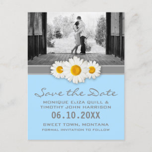 Tusenskönor och band Bröllop Save the Date Postkor Meddelande Vykort