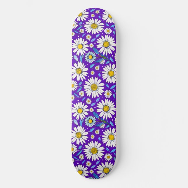 Tusenskönor och blad mini skateboard bräda 18,5 cm (Framsida)