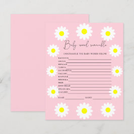 Tusenskönor - Ordbrytning | Baby Shower-spel