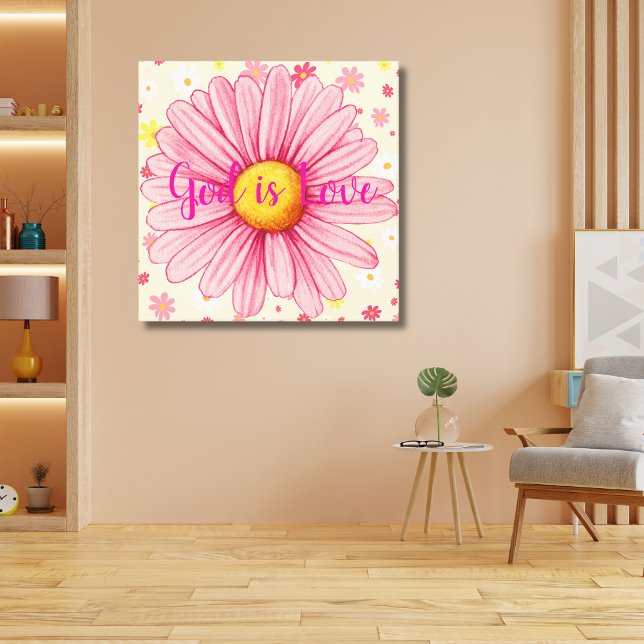 Tusenskönor Rosa  Tryck Bibelcitat  (Skapare uppladdad)