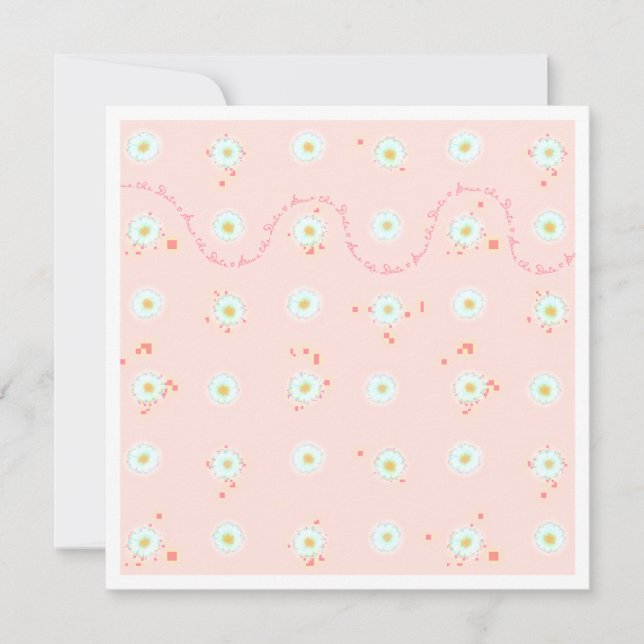 Tusenskönor Spara datum mall med kant (Framsida)