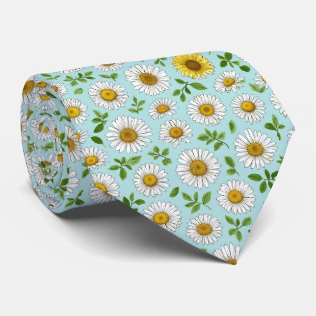 Tusenskönor Trädgård Blommönster Slips (Rullad)