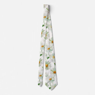 Tusenskönor Vattenfärg Blommönster Slips