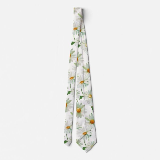 Tusenskönor Vattenfärg Blommönster Slips (Baksida)