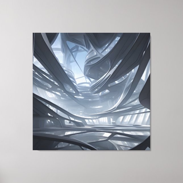 Tusentals års framtida utskrift canvastryck (Framsida)