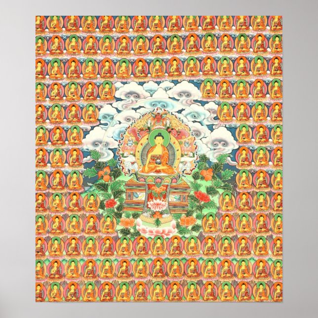 Tusentals Buddha Poster (Framsidan)
