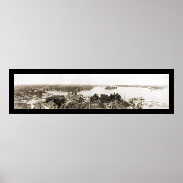 Tusentals öarna NY Photo 1912 Poster (Framsidan)