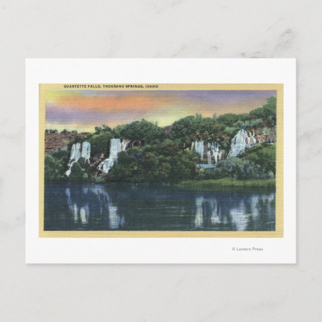 Tusentals Vår, IDQuartette Falls View Vykort (Framsida)