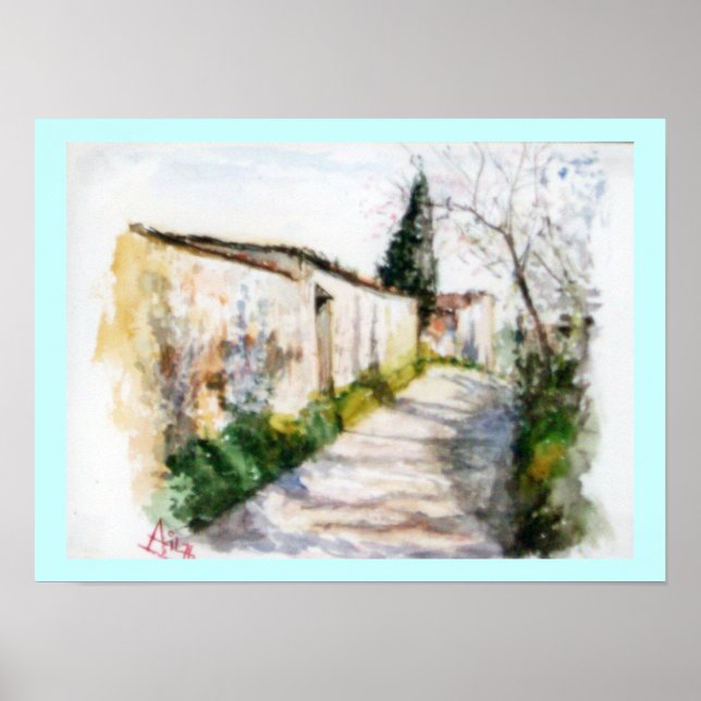 TUSKANYLANDET POSTER (Framsidan)