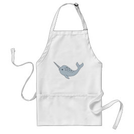 Tusked Narwhal Apron Förkläde