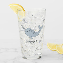 Tusked Narwhal känt exponeringsglas Glaskopp