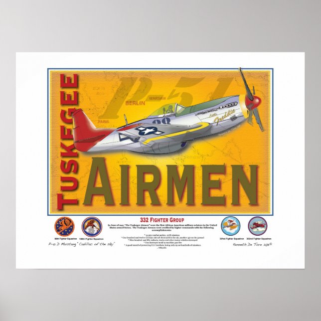 Tuskegee Airman Poster (Framsidan)