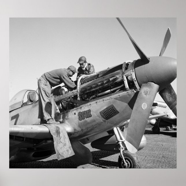 Tuskegee Airmen: 1945 Poster (Framsidan)