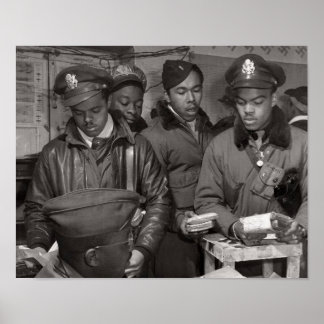 Tuskegee Airmen - 332:a Fighter Group Poster
