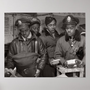 Tuskegee Airmen - 332. kämpegrupp Poster
