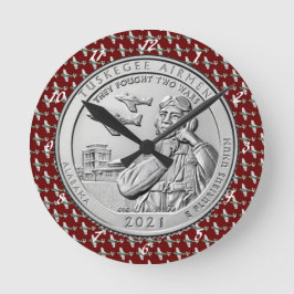 Tuskegee Airmen COIN Rund Klocka