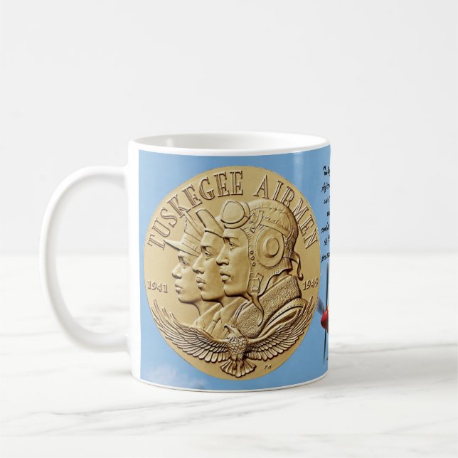 TUSKEGEE-AIRMEN MYNTAR KAFFEMUGG (Vänster)