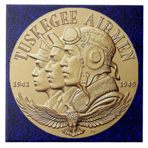 TUSKEGEE-AIRMEN MYNTAR KAKELPLATTA