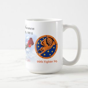 Tuskegee Airmen - P-51C lotsar Kaffemugg