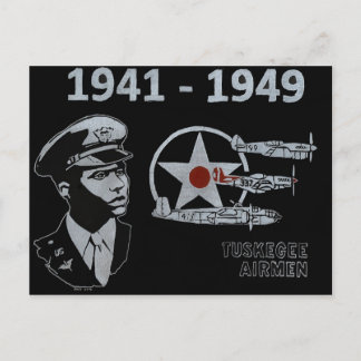 Tuskegee Airmen Vykort