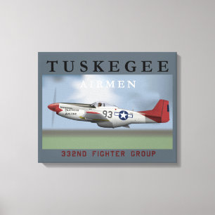Tuskegee Airmenaffisch Canvastryck