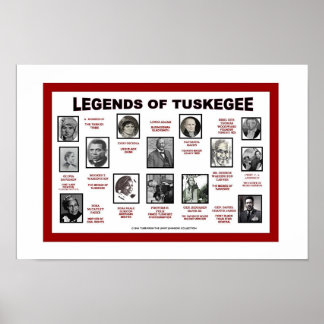 TUSKEGEE-LEGENTER POSTER