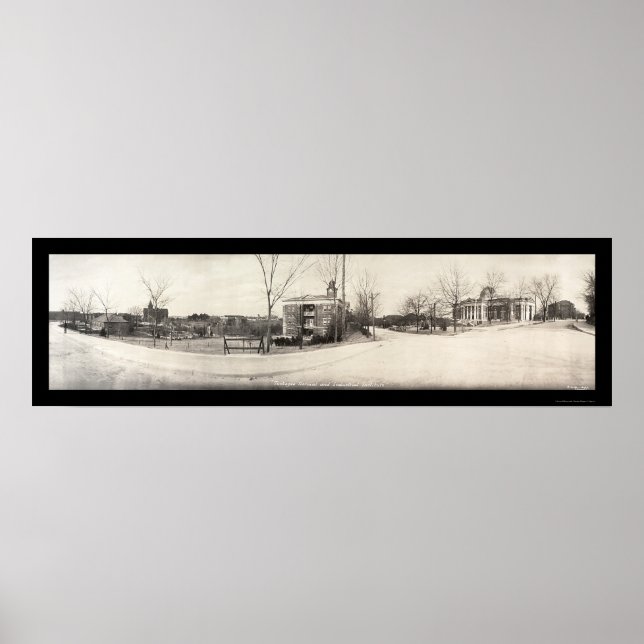 Tuskegee Panoramic Photo 1916 Poster (Framsidan)