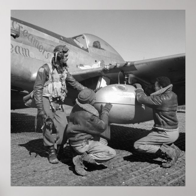 Tuskegee Tsvag: 1945 Poster (Framsidan)