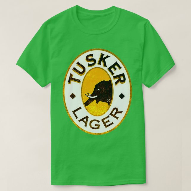 Tusker lager Long T Shirt (Design framsida)