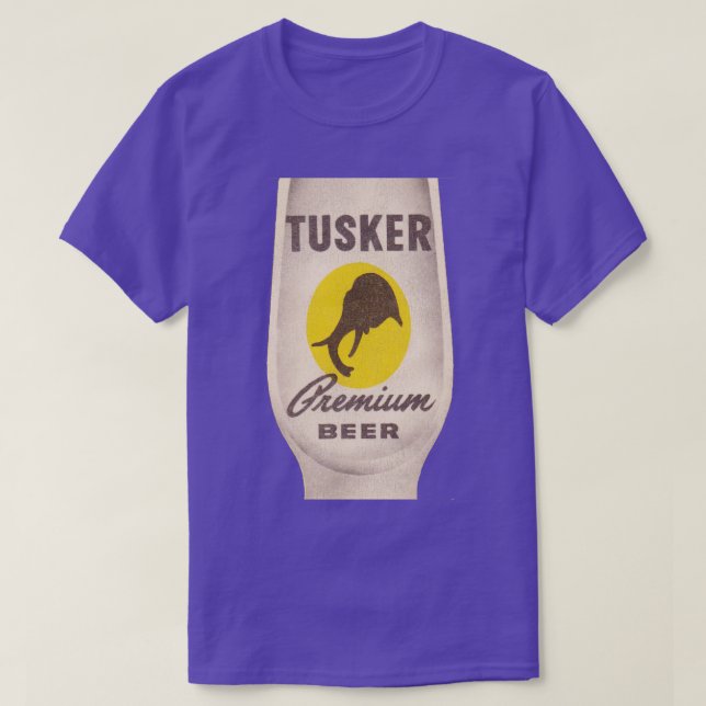 Tusker Premium Beer Retro Defunct Breweriana T Shirt (Design framsida)