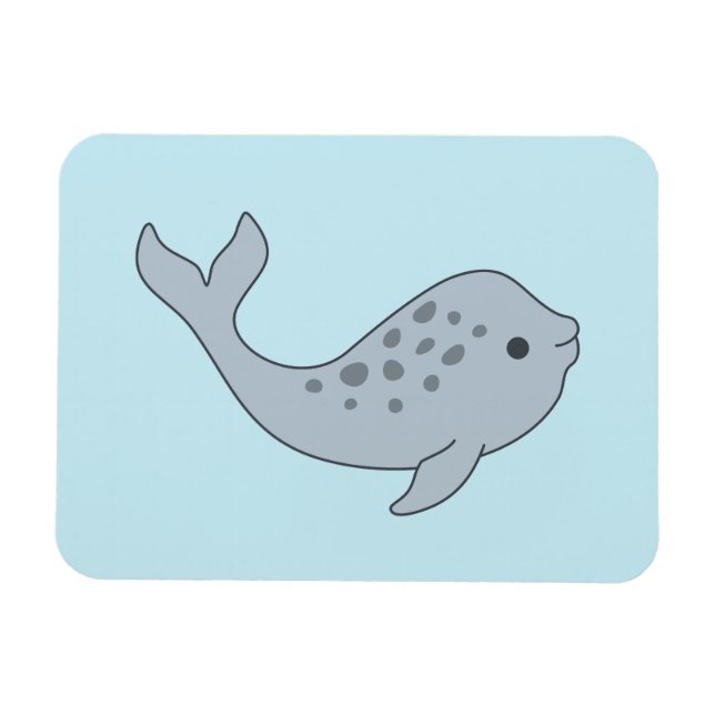 Tuskless Narwhal Magnet (Horisontell)