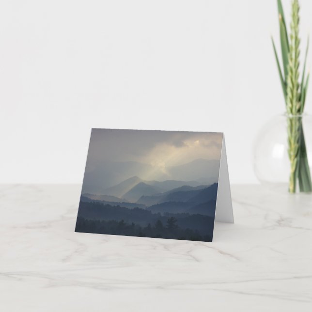 Tusquittee soluppgång kort (Framsida)