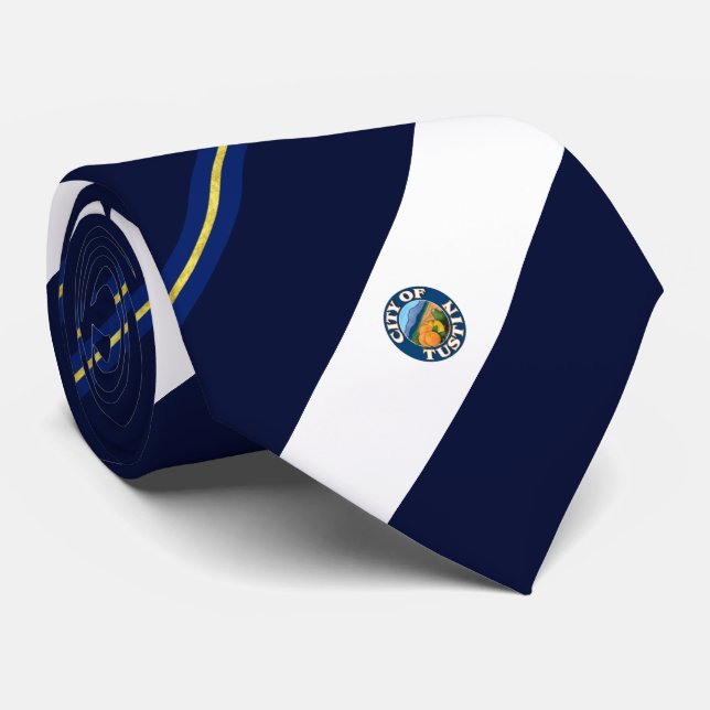 Tustin (Kalifornien) City flagga Neck Tie Slips (Rullad)