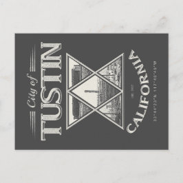 TUSTIN ORANGE CALIFORNIA VINTAGE VYKORT