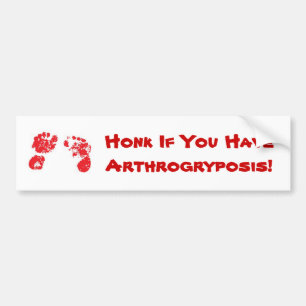 Tuta om dig HaveArthrogryposis! Bildekal
