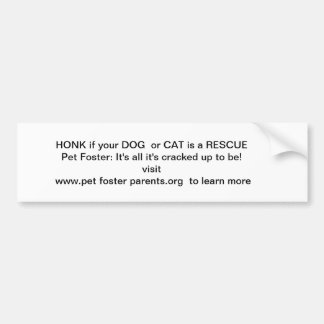 TUTA, om din hund eller katt är en rädding! Bildekal