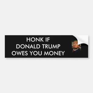 TUTA, OM DONALD TRUMP VARAR SKYLDIG DIG PENGAR BILDEKAL