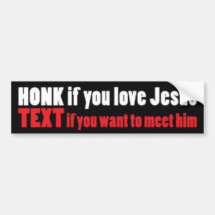 tuta, om du älskar Jesus Bildekal