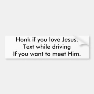 Tuta, om du älskar Jesus.Text-stunddrivingIf dig Bildekal